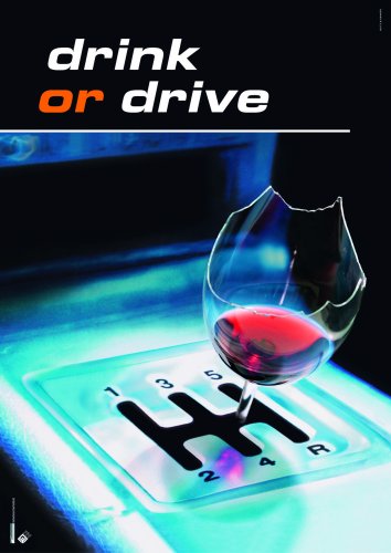 Affiche 'drink or drive' A3